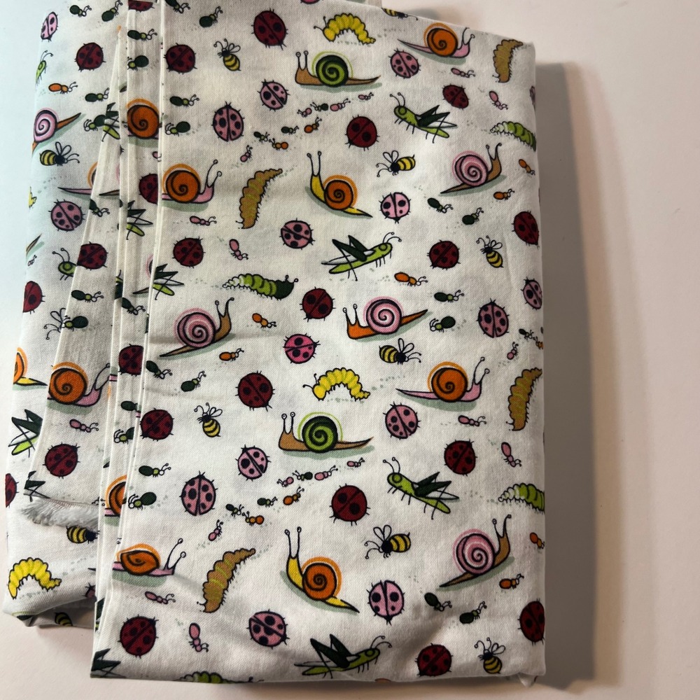 Bugs & Bees Fabric The Alexander Henry Fabrics Collection 2011 42" x 1Yds New